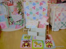 Wicker Baby Doll Play Changing Table