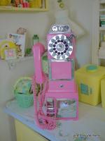 Crosley 1950's Replicia Pink Pay Phone